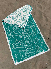 Load image into Gallery viewer, Nude Beach ~ Teal & White