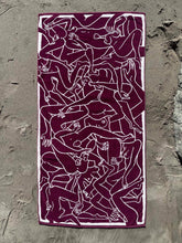 Load image into Gallery viewer, Nude Beach &amp; Mini Hand Towels ~ Burgundy
